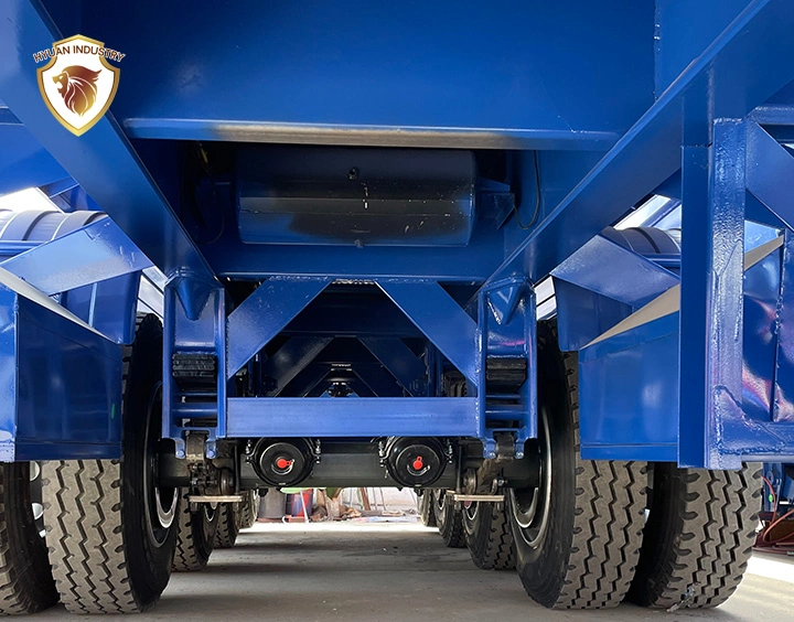 40 Cubic 2axle 3 Axle Tipper Semi Trailer Dump Trailer Manufacturer for Sale