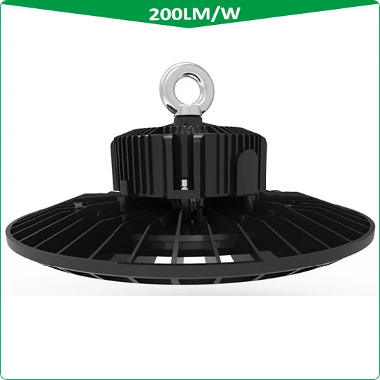 Выключатель питания с CCT Change UFO LED High Bay Light 210lm/W 200W High-MIG-Low